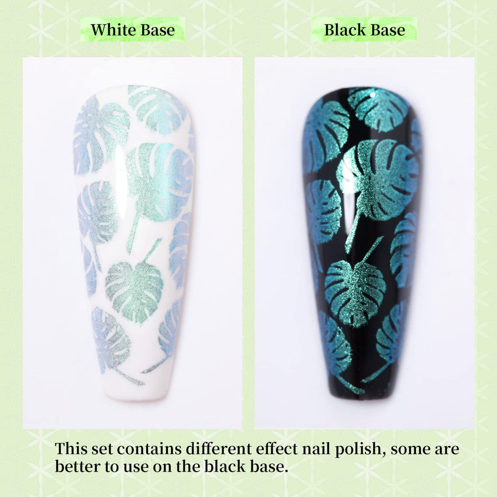 Born Pretty nail art stamping kit assembled for creative projects and gifting