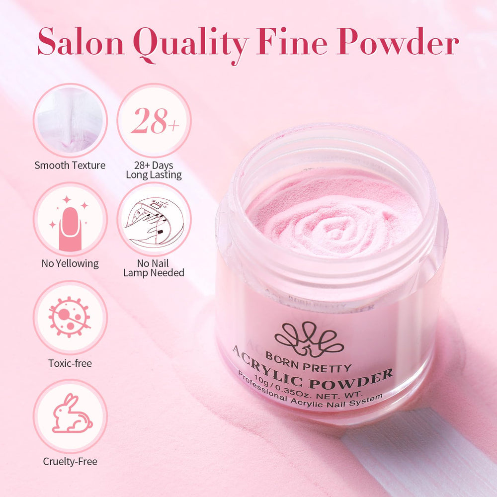 Born Pretty nail-file included for smoothing tips and finishing touches.