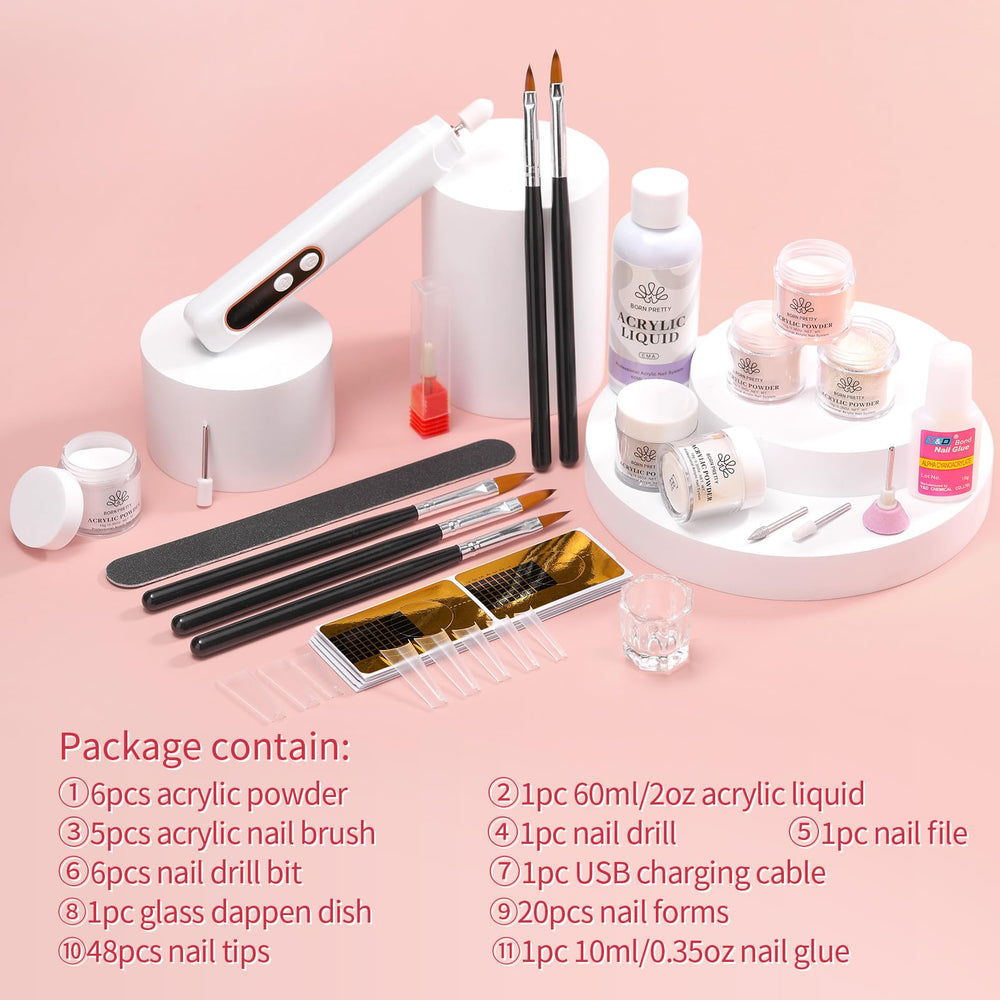 Born Pretty nail forms 20pcs enable custom length and shape.