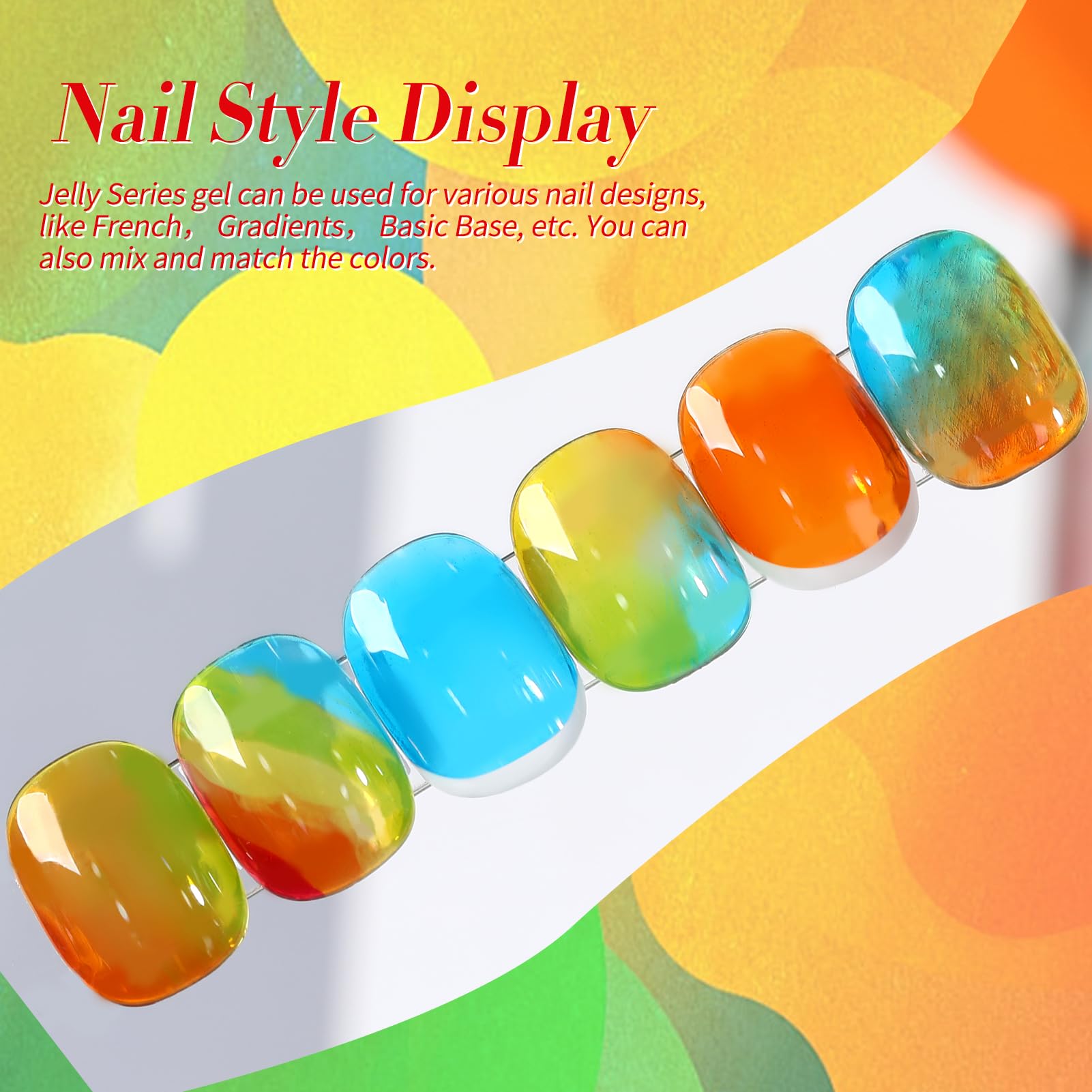 Born Pretty neon jelly polish green bottle adds fresh color