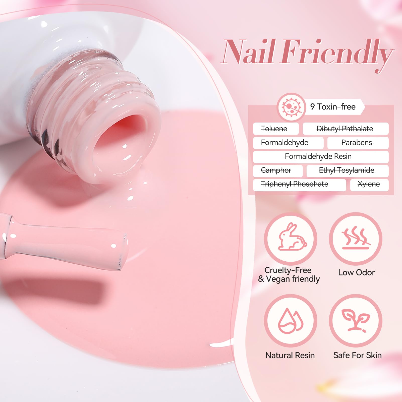 Born Pretty base and top coat setup for durable manicure