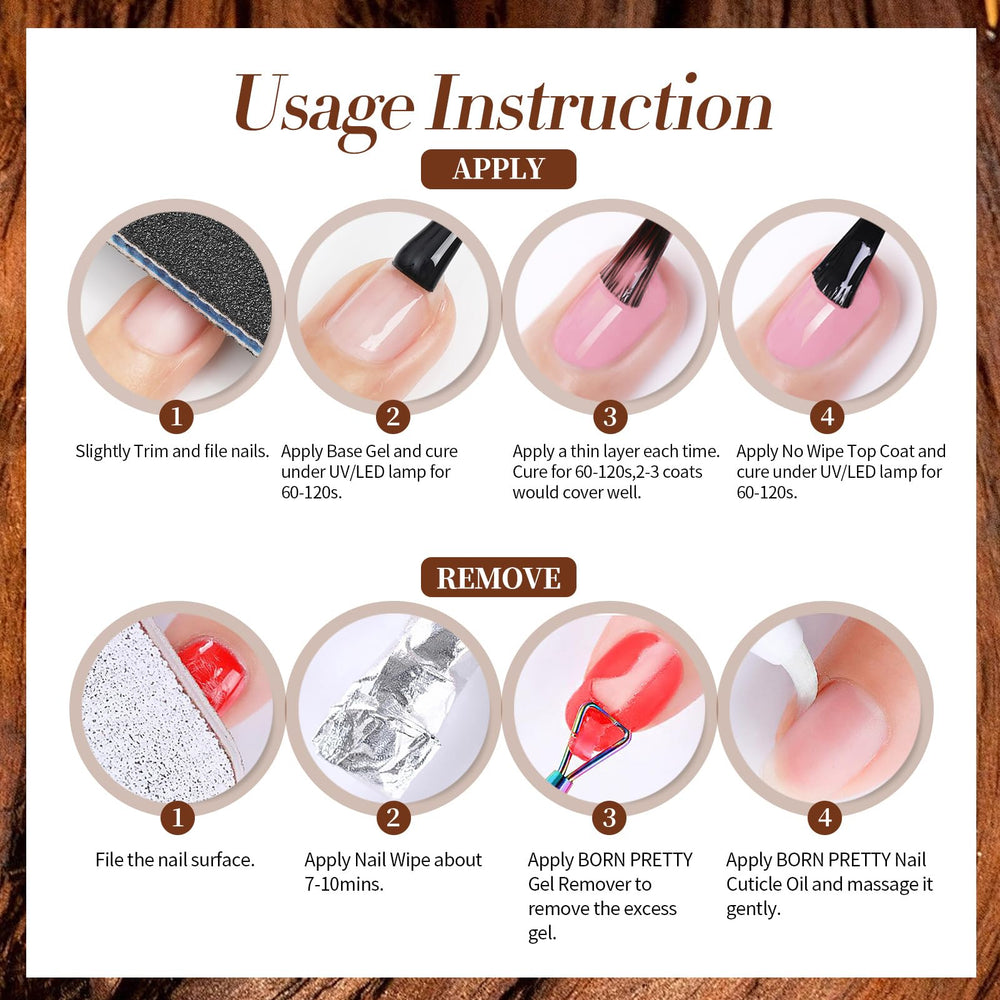 Born Pretty soak-off gel polish in 7ml for easy removal and home manicures.