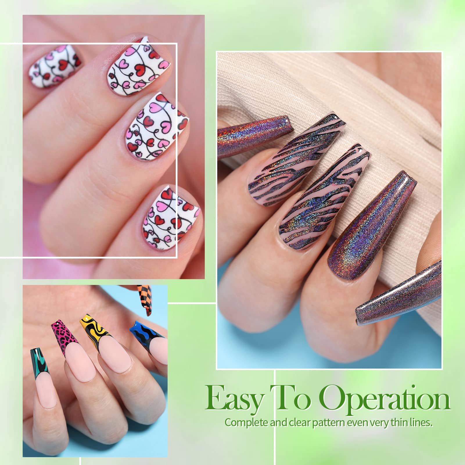 Born Pretty long-lasting stamping polish swatch with smooth finish