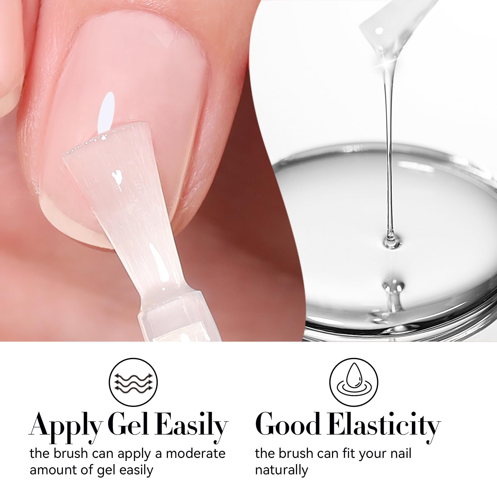 Born Pretty top coat gloss finish closeup emphasizes a shiny, durable final look.