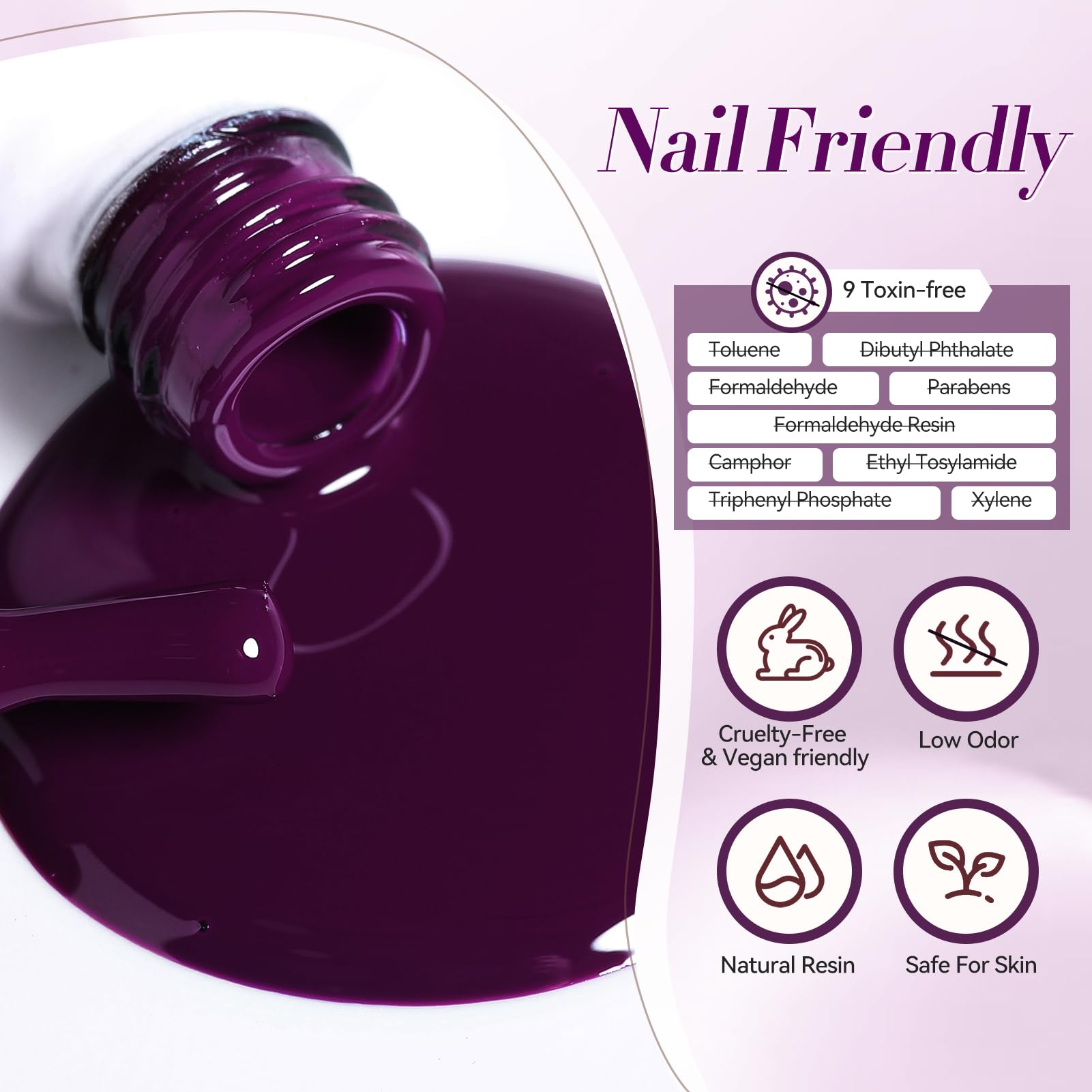 Born Pretty UV gel polish requires base and top coat for best results