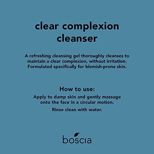 Boscia Cleanser foam lather highlights gentle daily cleansing for blemish-prone skin.