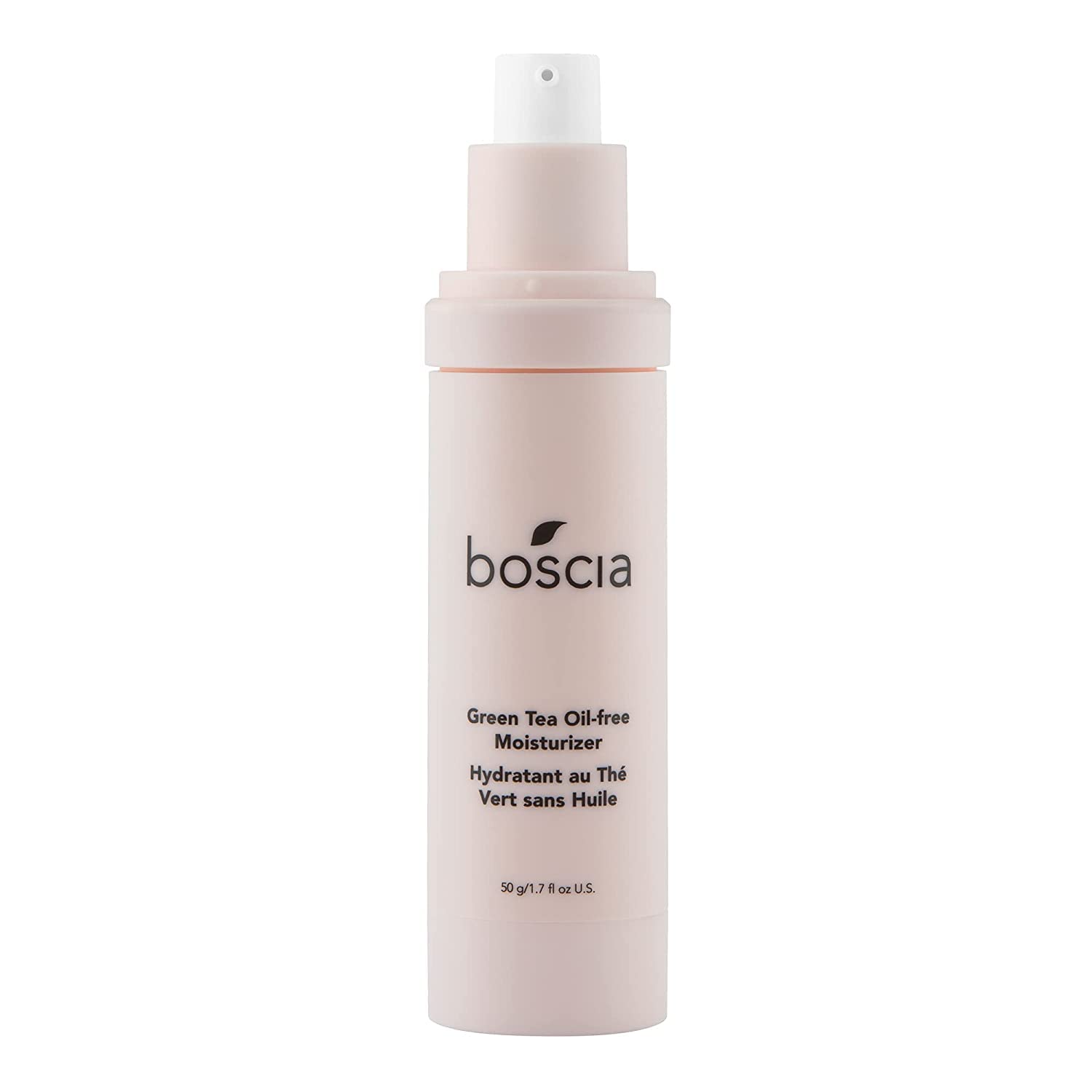 Boscia Green Tea Oil-Free Moisturizer bottle for lightweight oil control.
