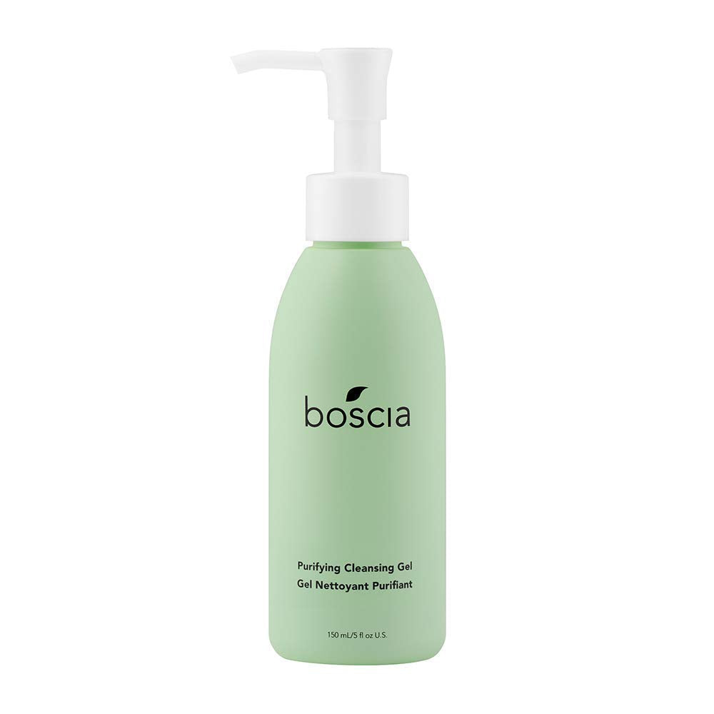 Boscia Purifying Cleansing Gel bottle front for daily cleansing and pore care