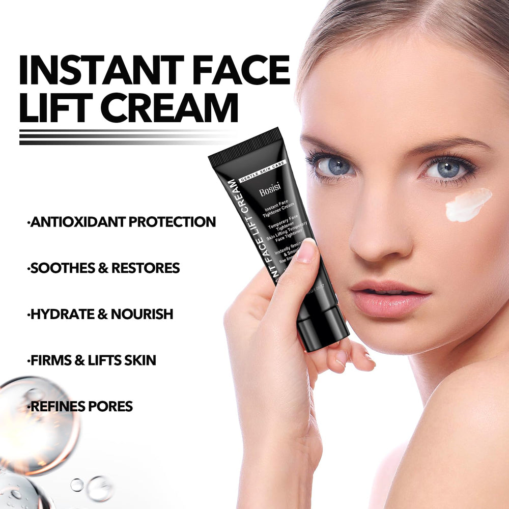 Bosisi Instant Lift Cream creates a skin veil for a subtle firming effect.