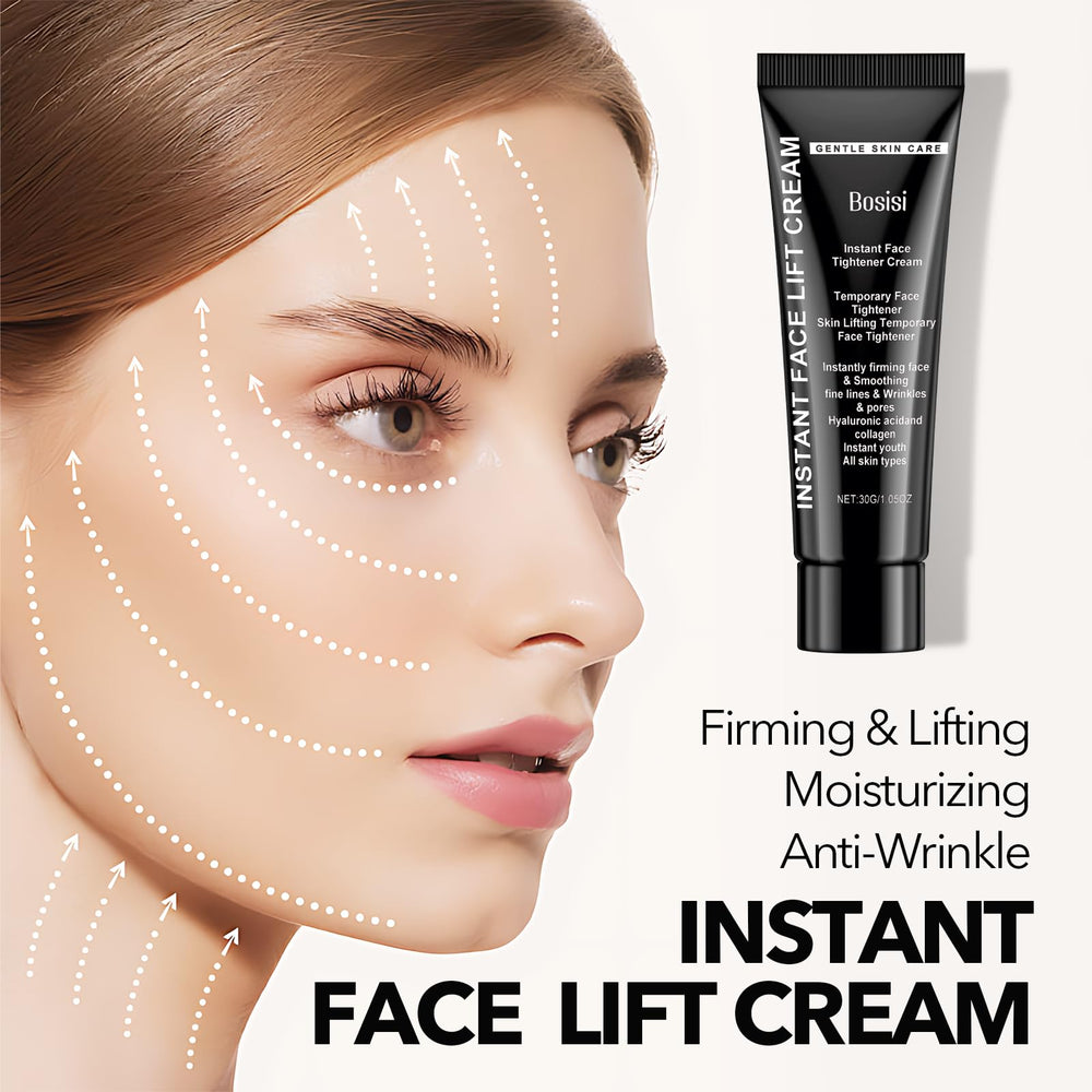 Bosisi Instant Lift Cream reduces visible wrinkles for a revitalized appearance.
