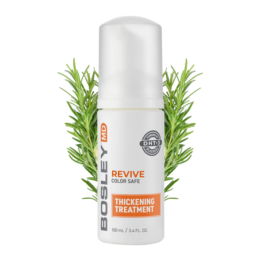 BosleyMD Revive instant-volume-root demonstrates immediate lift at the hair root.