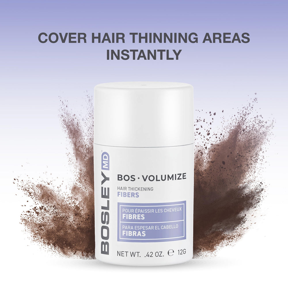 BosleyMD fibers visual density effect instantly thicker look on thinning areas