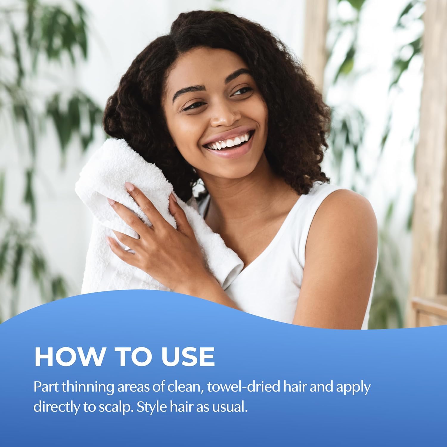 BosleyMD Thickening Treatment dht-blocker-illustration highlights active scalp support benefits.