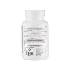 BosleyMD bottle label highlighting DHT-blocking botanicals for hair vitality