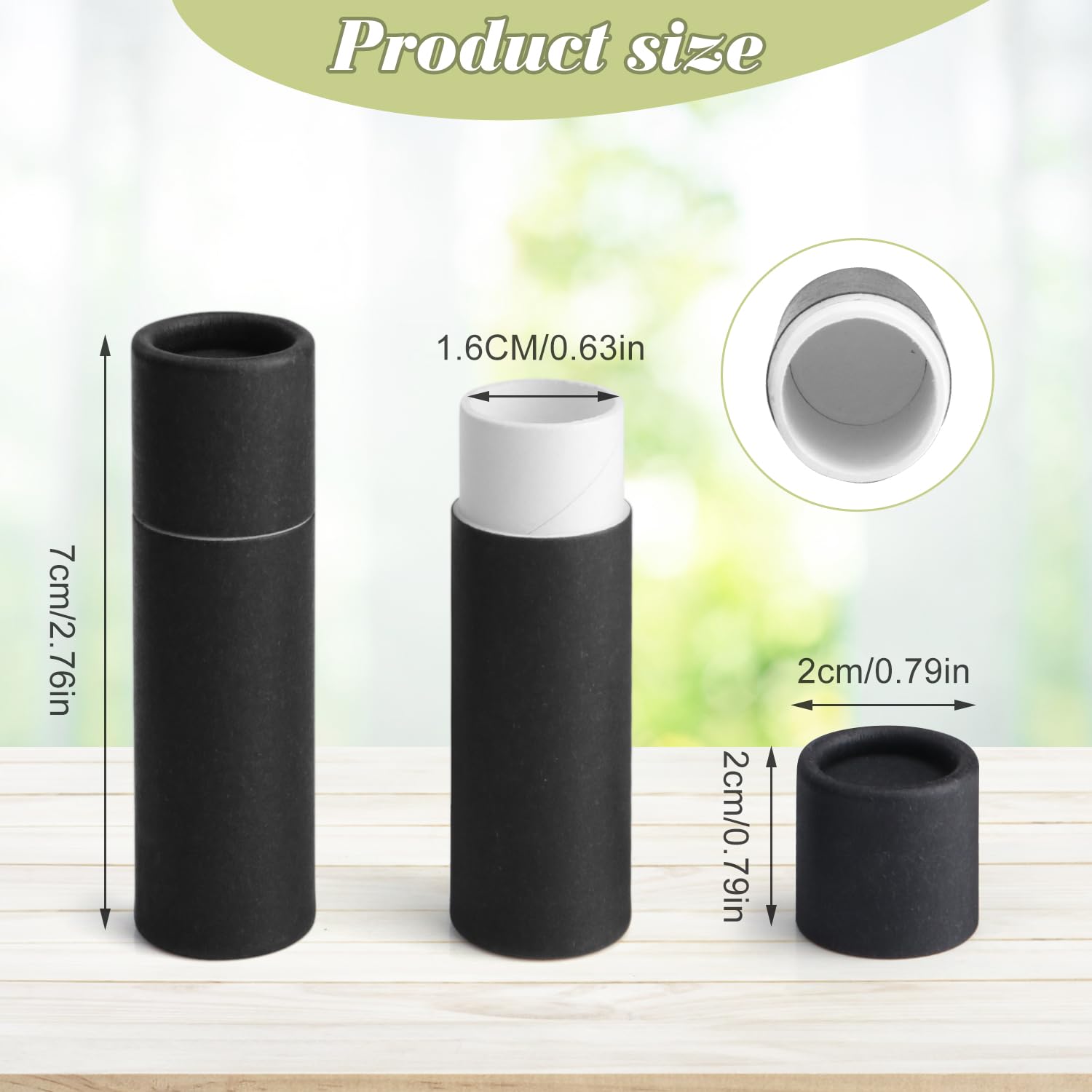 BOSMIOW paperboard tubes body emphasizes sturdy, eco-friendly packaging