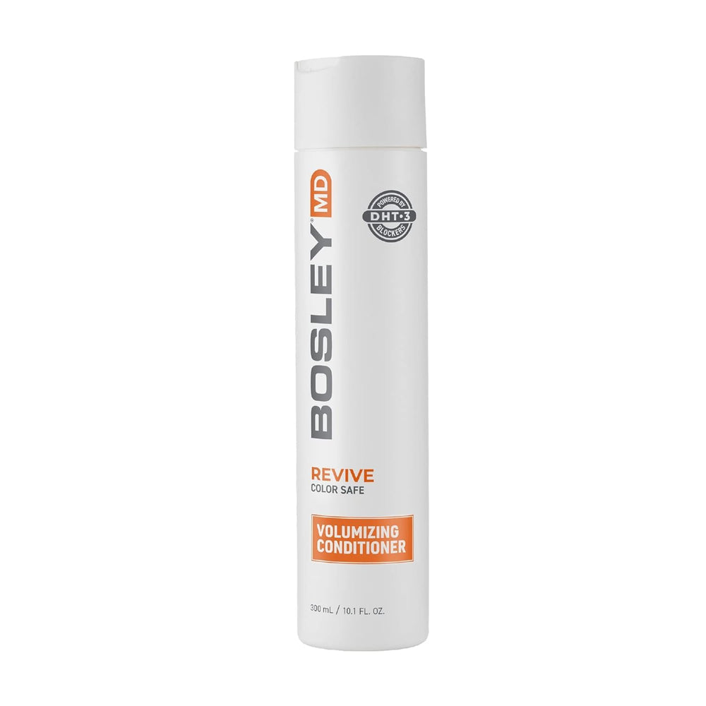 BosRevive bottle closeup shows sulfate-free formula for color-treated hair.