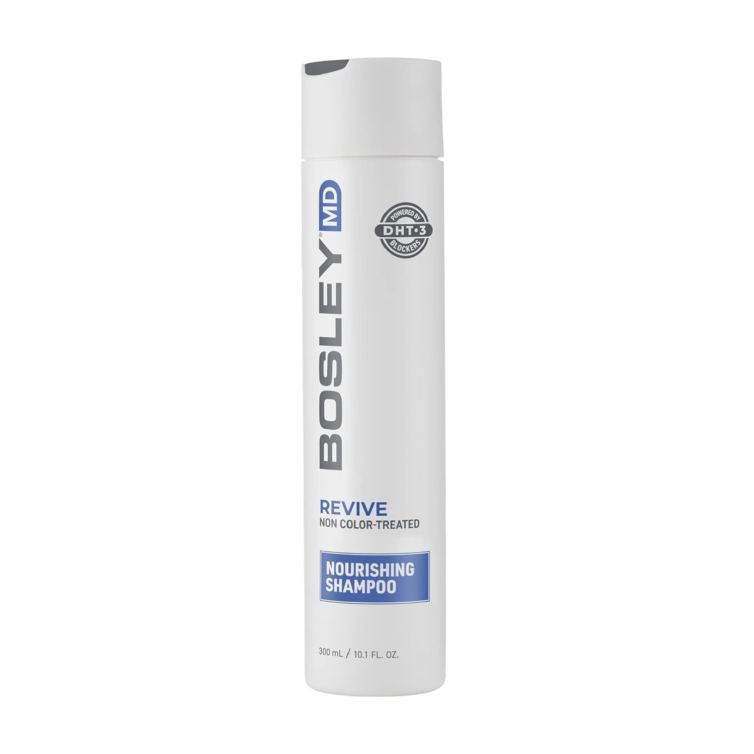BosRevive bottle front view highlights sulfate-free cleansing for thinning hair