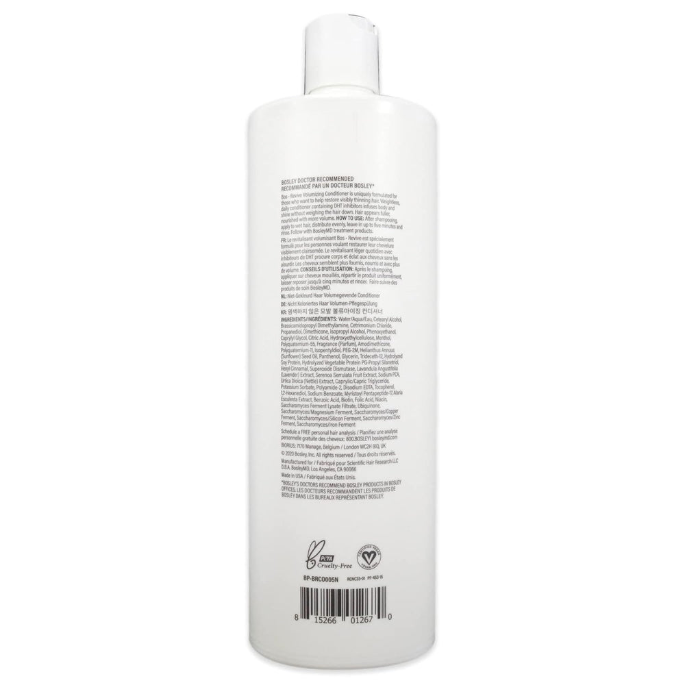 BosRevive label closeup highlighting paraben-free and vegan ingredients