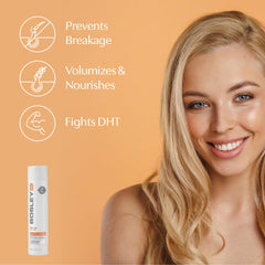 BosRevive volume and shine visible on thinning hair.
