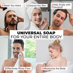 Bossman beard wash lather close-up emphasizing moisturizing formula for healthier facial hair.