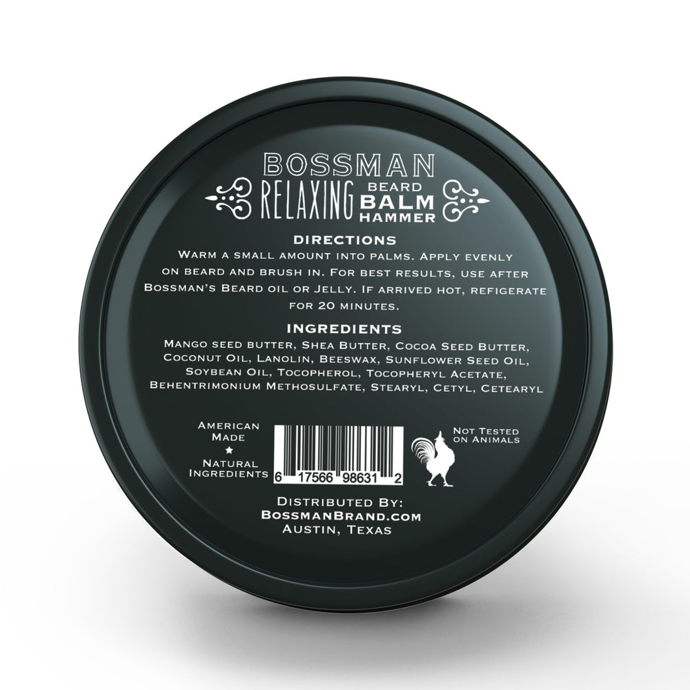 Bossman grooming routine image invites daily beard care.