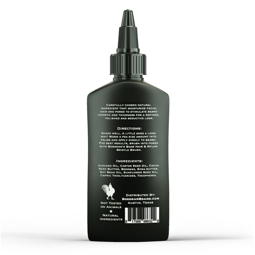 Bossman Jelly Beard Oil ready-to-use bottle for a conditioned beard.