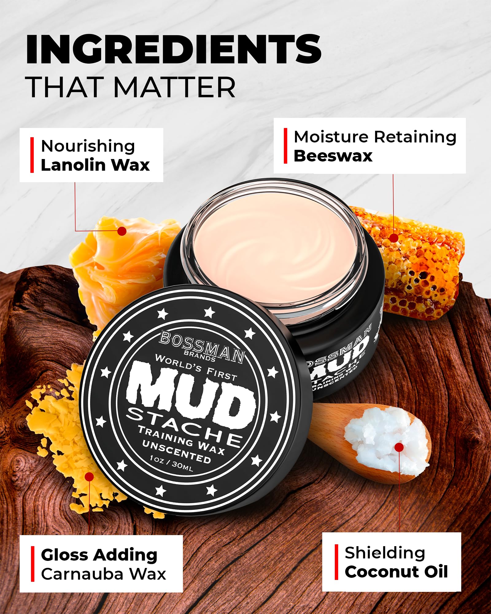 Bossman MUDstache application demonstrates easy, even distribution.