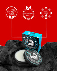 Bossman Relaxing Beard Balm application demonstrates easy grooming with light hold and control.