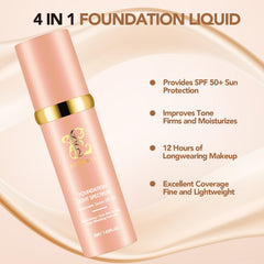 Botagus Match Foundation texture close-up showing silky finish and color match