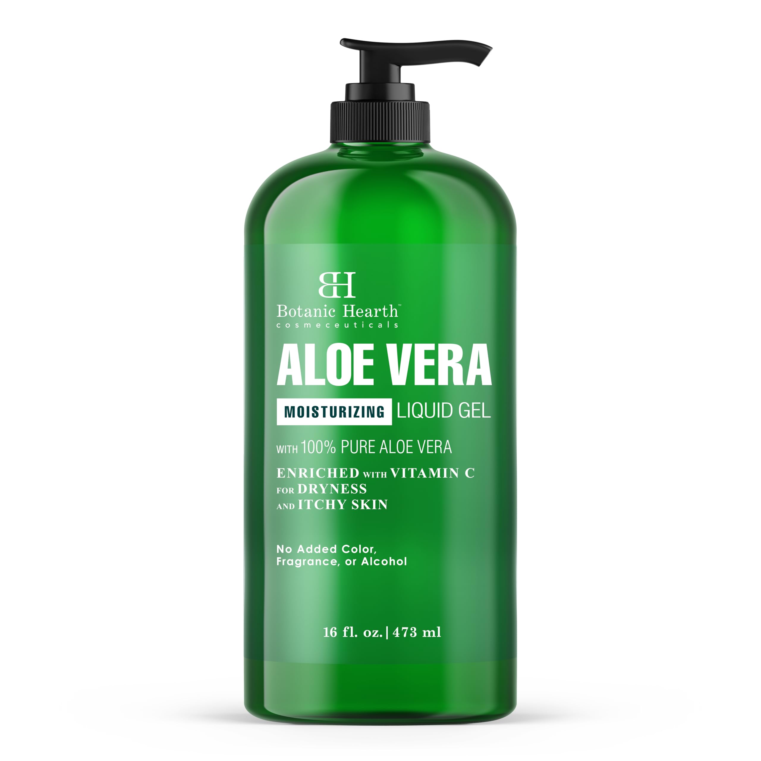 Botanic Hearth Aloe Vera Gel bottle ready for soothing application