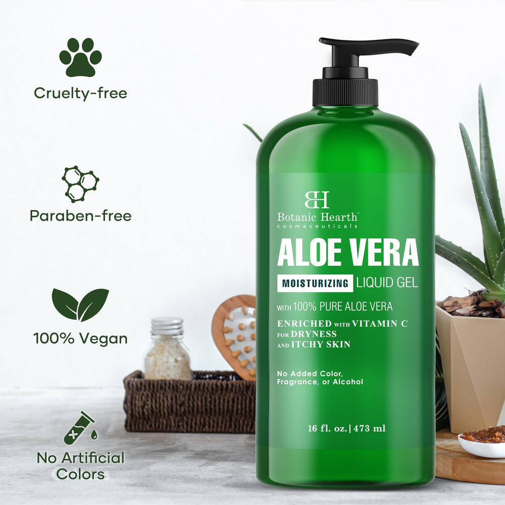 Botanic Hearth Aloe Vera Gel smoothing dry skin for comfort