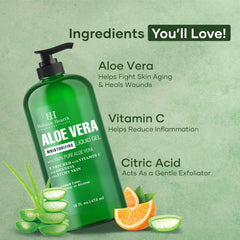 Hands applying Botanic Hearth Aloe Vera Gel for daily hydration
