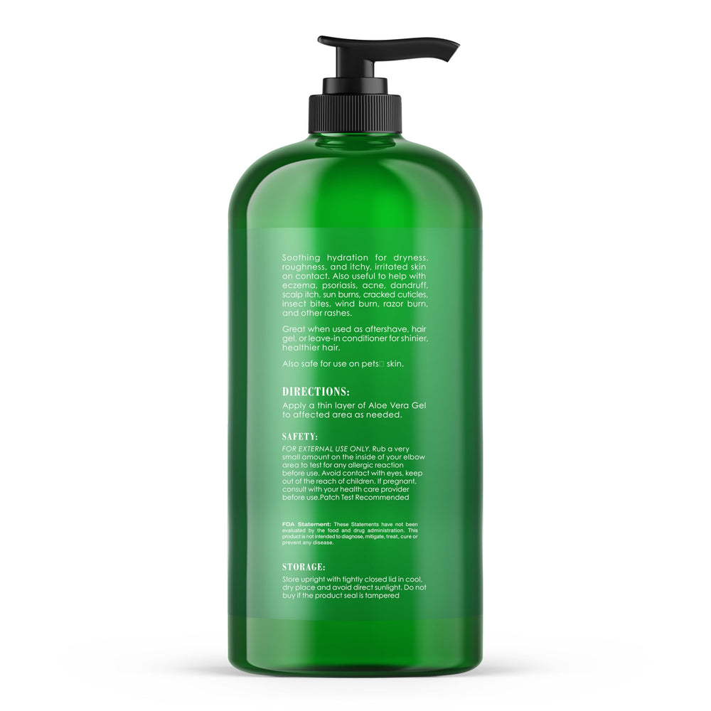 Botanic Hearth Aloe Vera Gel with Vitamin C ingredients for gentle care