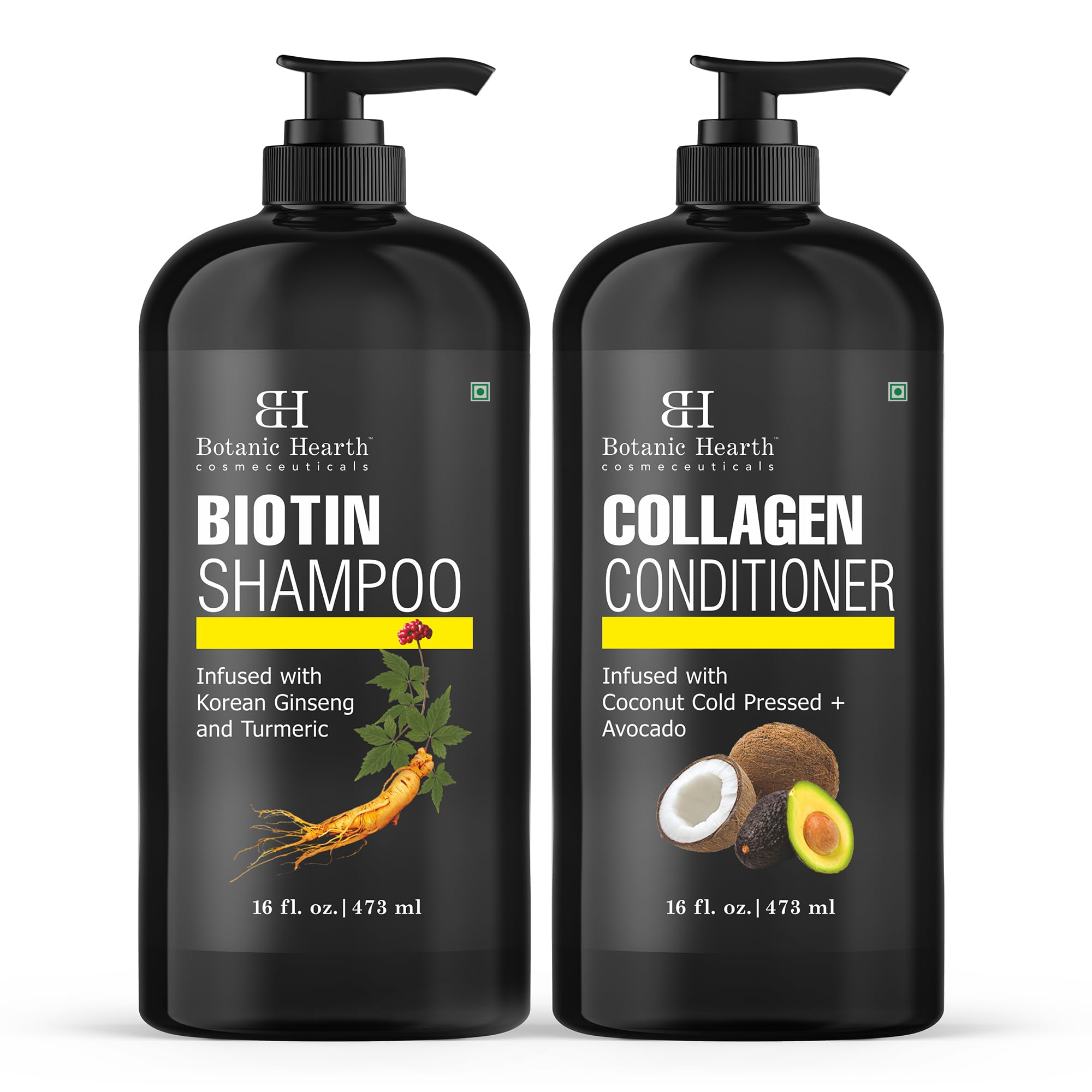 Botanic Hearth Apple Cider Vinegar Shampoo bottle highlights color-safe cleansing