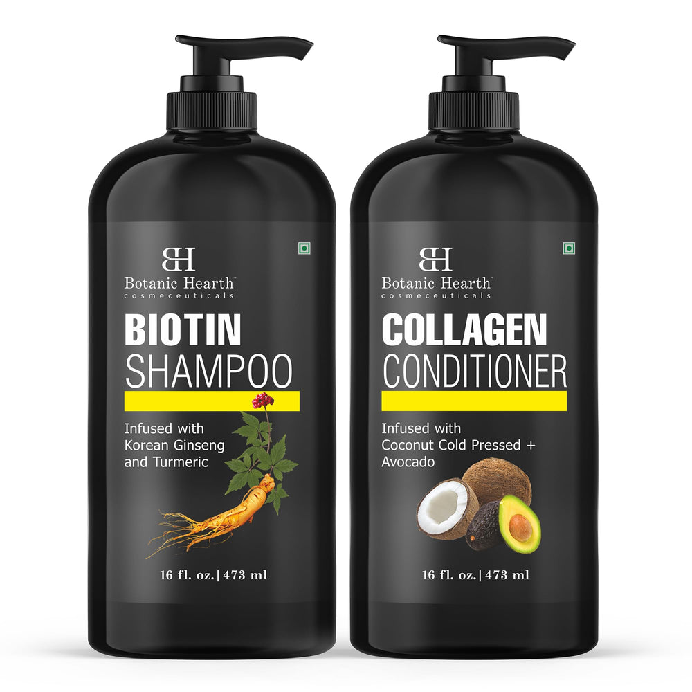 Botanic Hearth Apple Cider Vinegar Shampoo bottle highlights color-safe cleansing