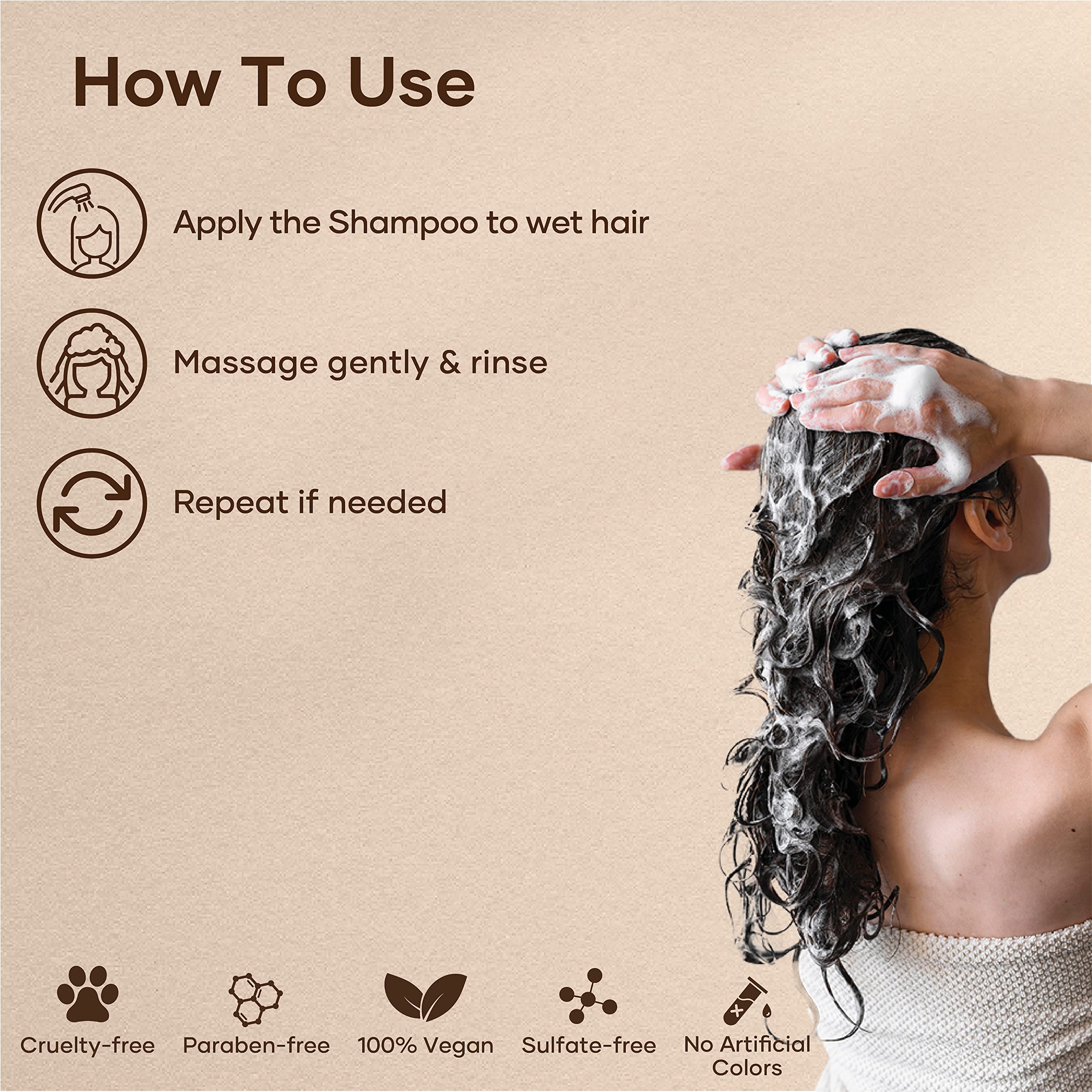Botanic Hearth Argan Shampoo USA-made stamp—trusted production.
