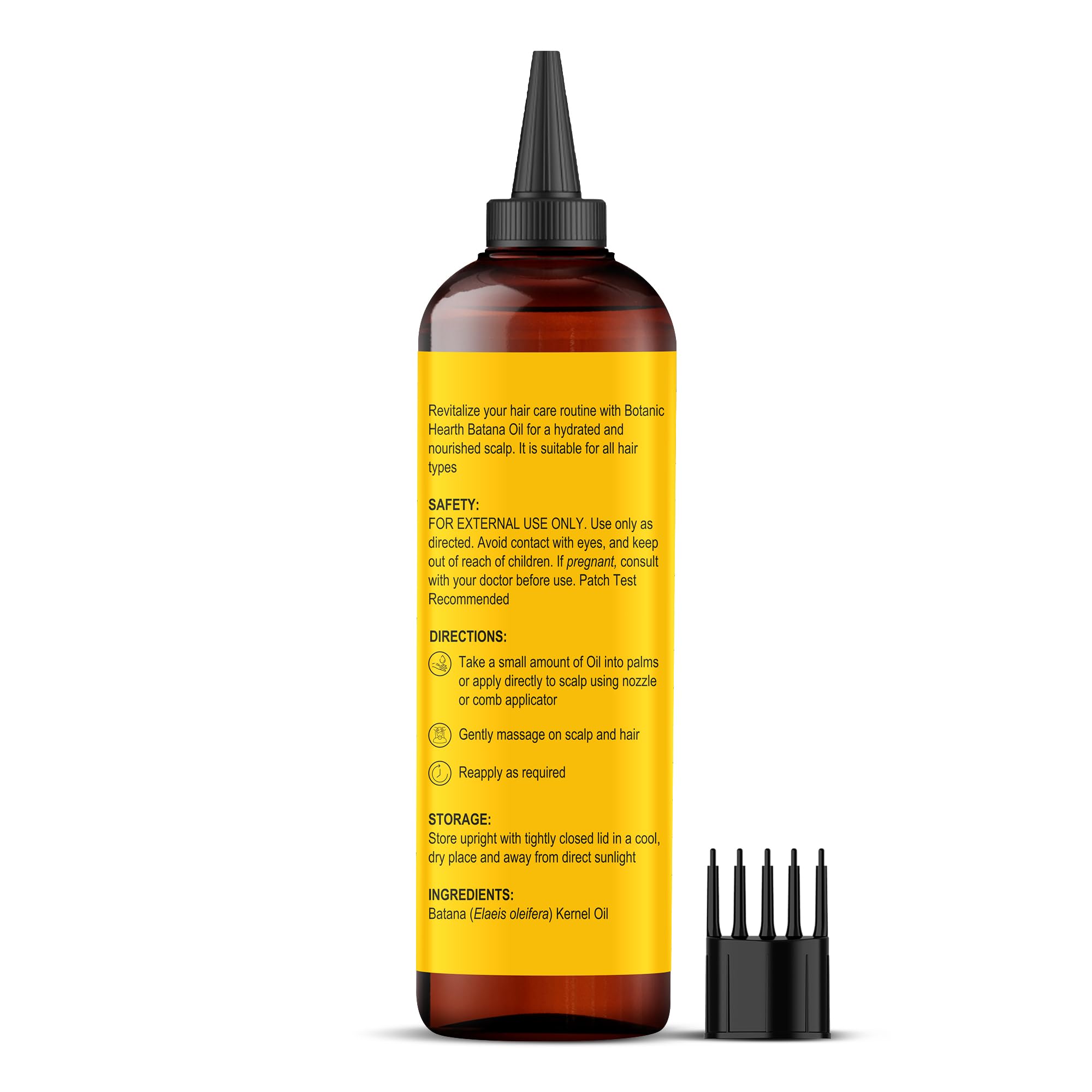 Botanic Hearth Batana Oil texture demonstrates fast absorption without greasy residue.
