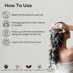 Botanic Hearth biotin conditioner bottle pour highlighting smoothing rinse