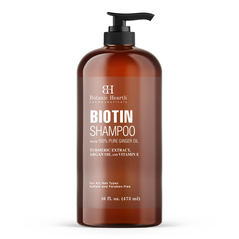 Botanic Hearth Biotin Shampoo scalp-care-illustration conveys refreshing sensation during wash