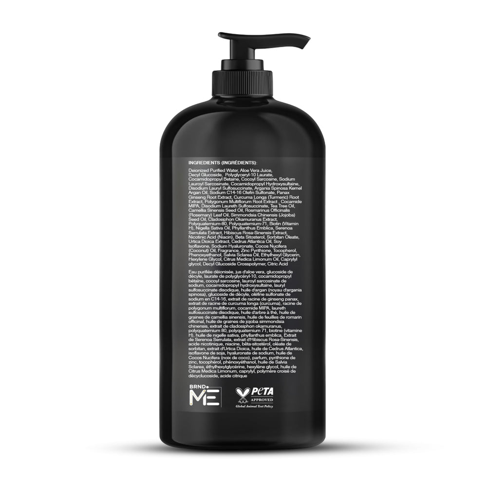 Botanic Hearth Biotin Shampoo thickening appearance closeup conveys fuller look