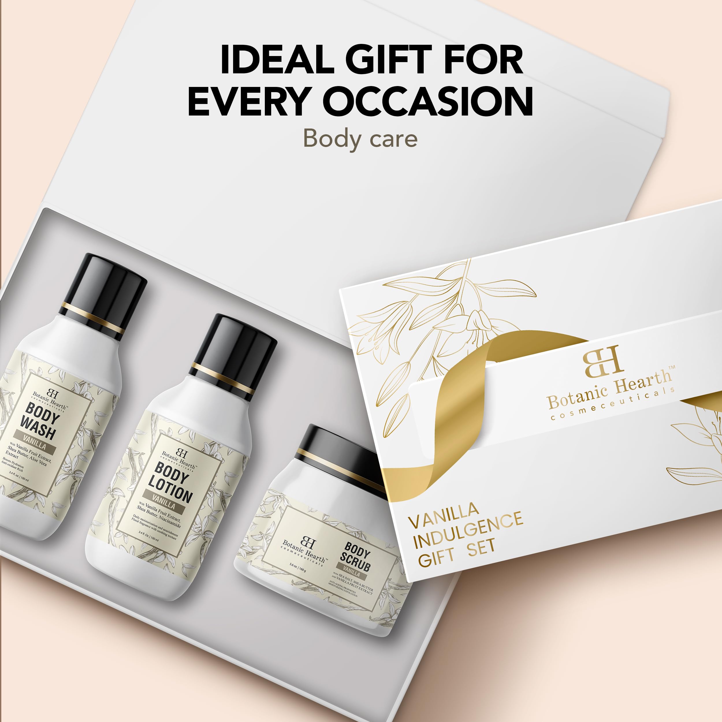 Botanic Hearth close-up of creamy texture hints lasting hydration and soothing skin.