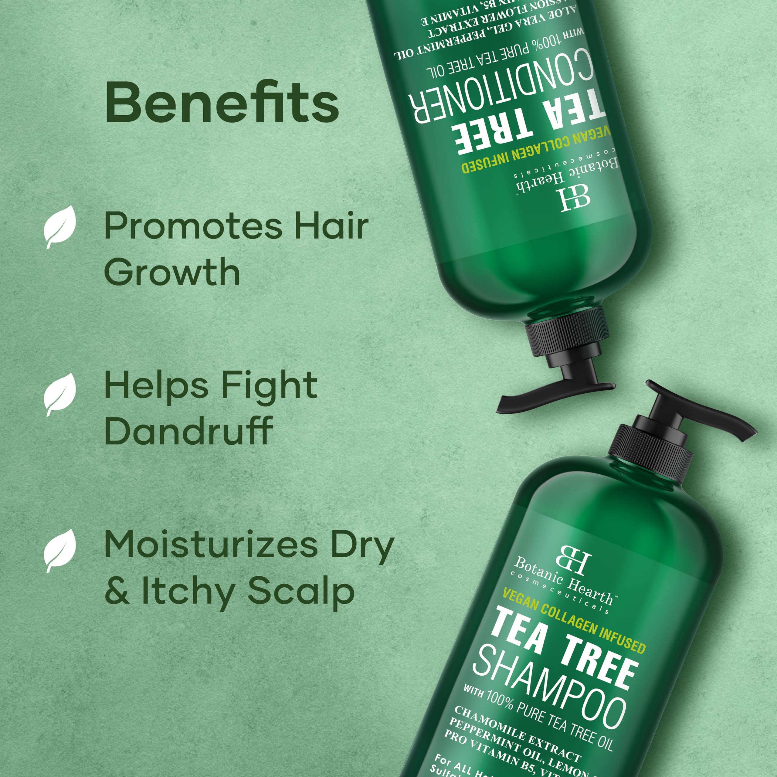 Botanic Hearth color-safe hair close-up showcases vibrant, healthy-looking strands.