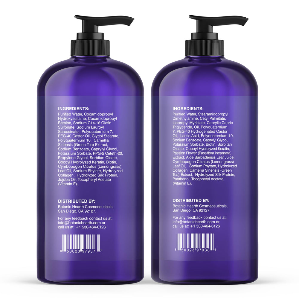Botanic Hearth curly conditioner bottle adds moisture and curl definition for softer hair.