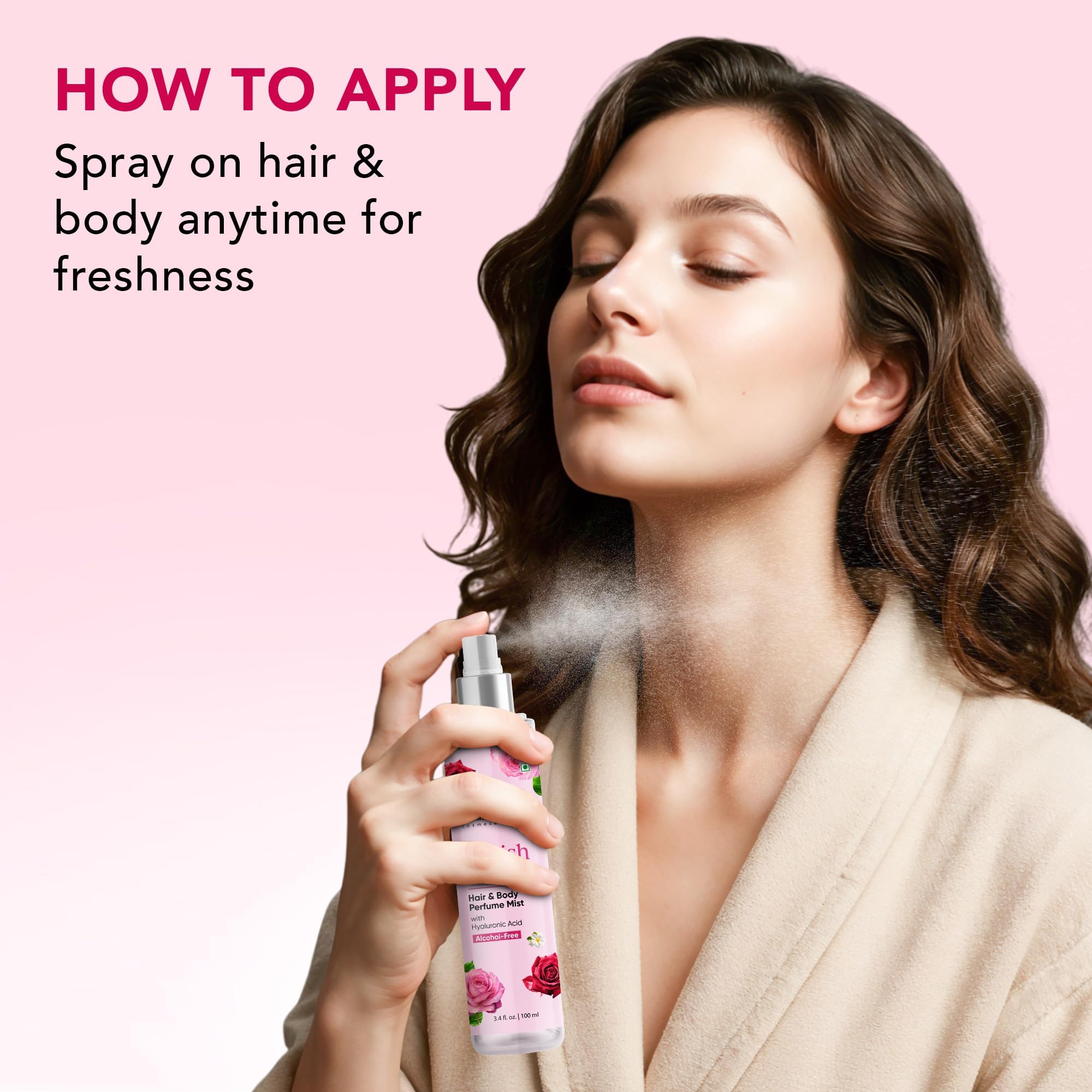Botanic Hearth Hyaluronic Acid boost for hydrated skin and hair.