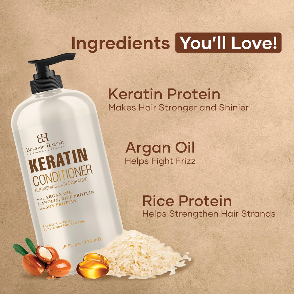 Botanic Hearth Keratin Conditioner color-treated-hair signals color-safe conditioning