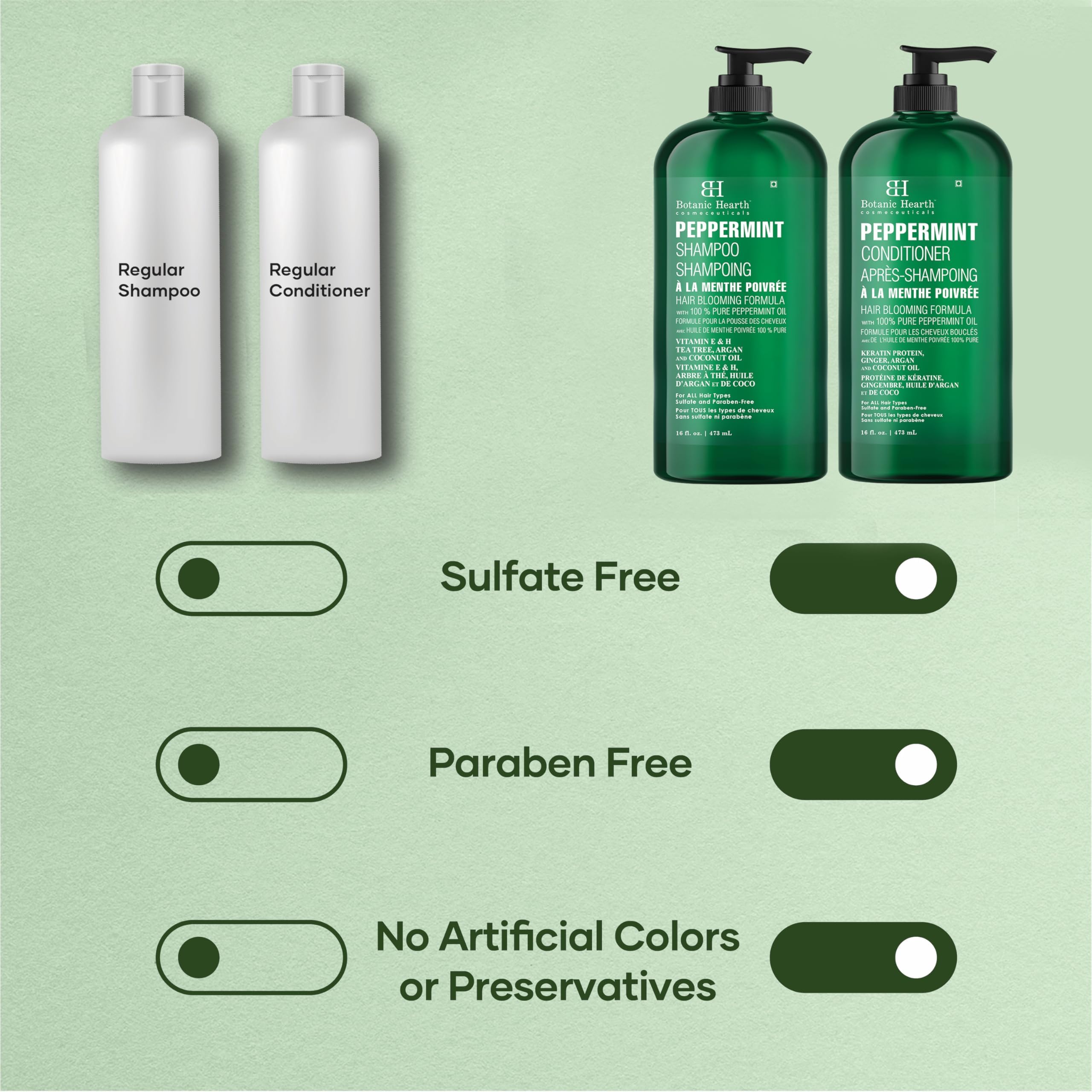 Botanic Hearth paraben-free label appeals to clean beauty seekers.