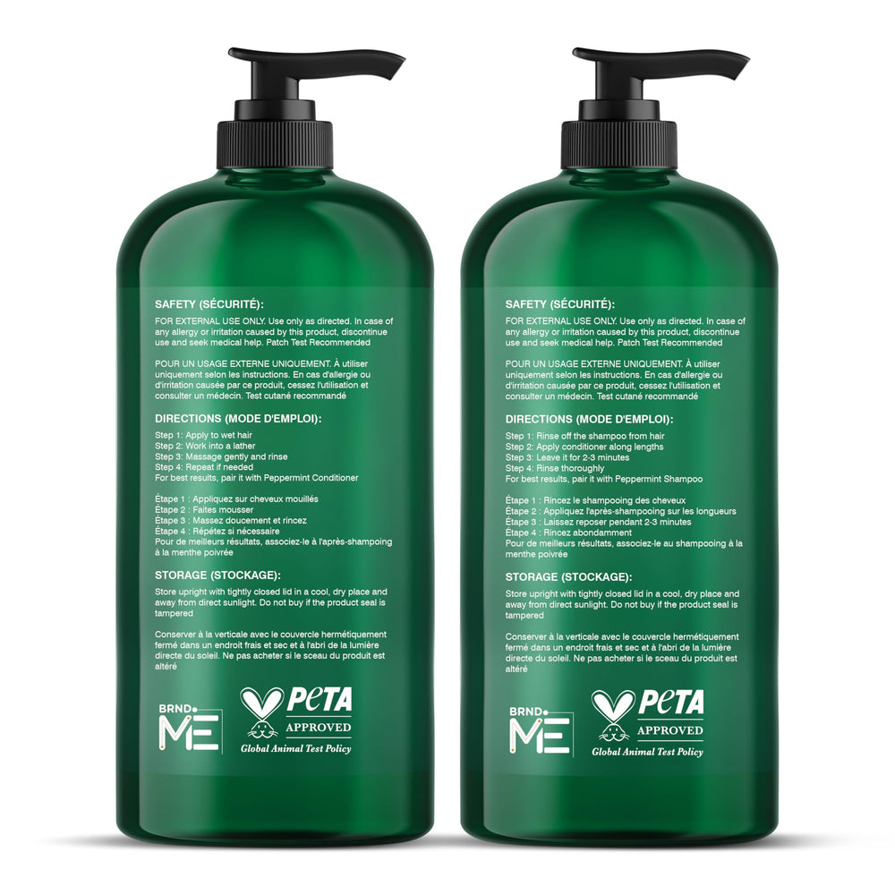 Botanic Hearth peppermint conditioner bottle provides smooth, nourished results for healthier-looking hair.