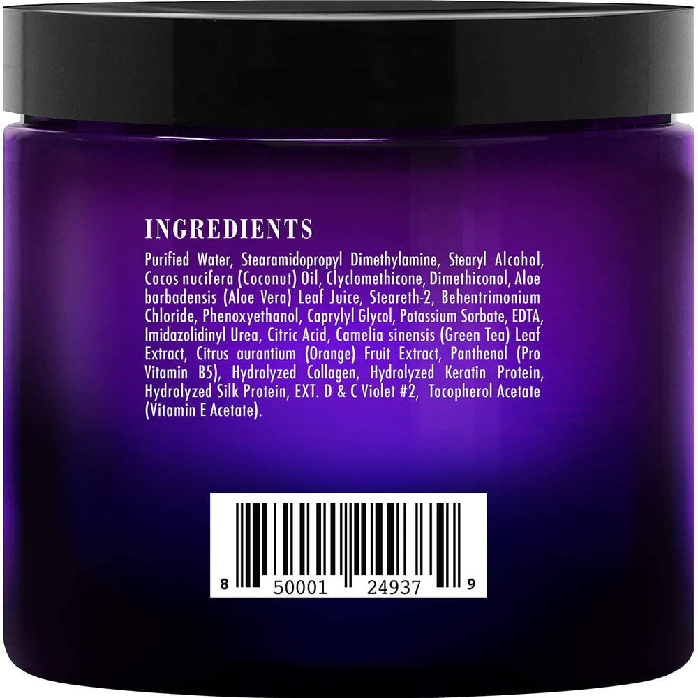 Botanic Hearth Purple Hair Mask adds healthy shine and manageability to color-treated hair