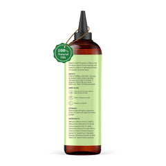 Botanic Hearth rosemary batana oil label highlights cruelty-free and clean ingredients.