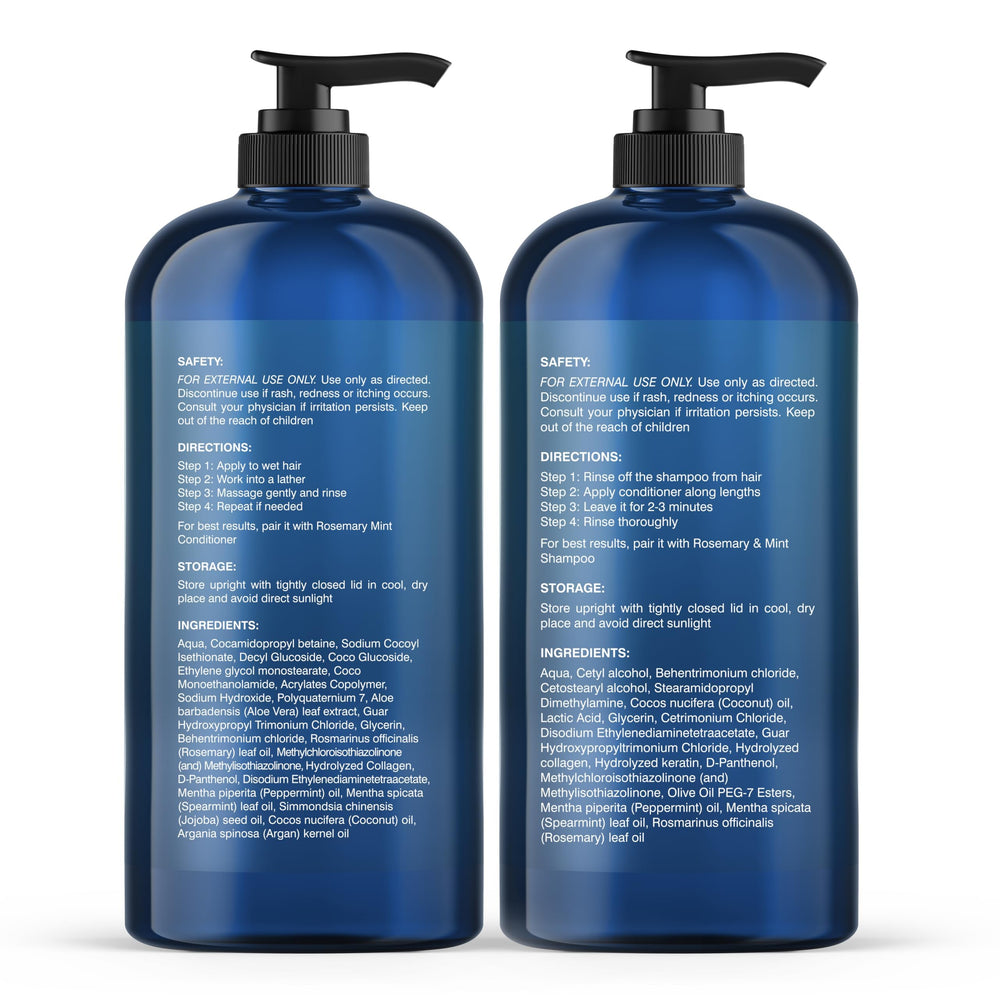 Botanic Hearth Rosemary Mint Conditioner tube demonstrates detangling and conditioning shine